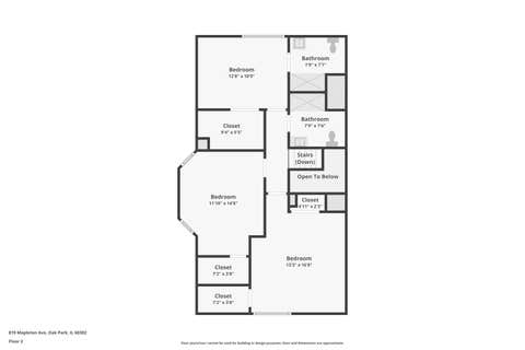 Tiny photo for 819 Mapleton Avenue, Oak Park, IL 60302 (MLS # 12678468)