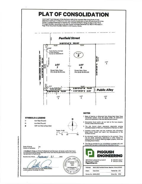 Tiny photo for 652 Penfield Street, Beecher, IL 60401 (MLS # 12688806)