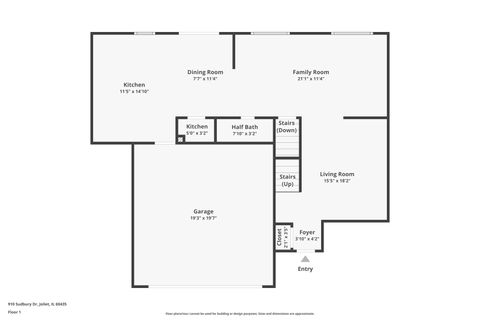 Tiny photo for 910 Sudbury Drive, Joliet, IL 60435 (MLS # 12473728)