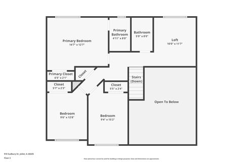 Tiny photo for 910 Sudbury Drive, Joliet, IL 60435 (MLS # 12473728)