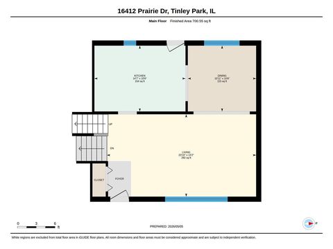 Tiny photo for 16412 Prairie Drive, Tinley Park, IL 60477 (MLS # 12642612)