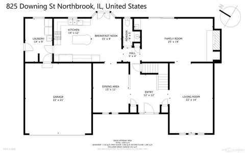 Tiny photo for 825 Downing Street, Northbrook, IL 60062 (MLS # 12530656)
