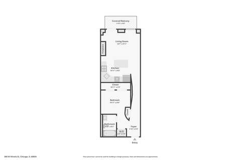 Tiny photo for 360 W Illinois Street #308, Chicago, IL 60654 (MLS # 12669878)