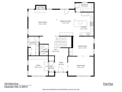 Tiny photo for 130 Oxford Avenue, Clarendon Hills, IL 60514 (MLS # 12554916)