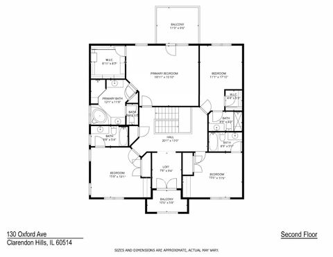 Tiny photo for 130 Oxford Avenue, Clarendon Hills, IL 60514 (MLS # 12554916)