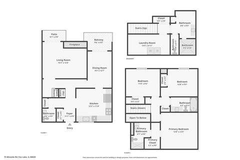 Tiny photo for 75 Mineola Road #75, Fox Lake, IL 60020 (MLS # 12533067)