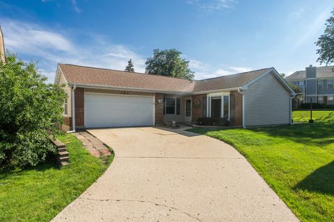 Tiny photo for 182 Hastings Mill Road, Streamwood, IL 60107 (MLS # 12694733)