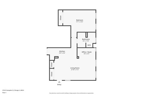 Tiny photo for 2743 N Hampden Court #1G, Chicago, IL 60614 (MLS # 12760454)