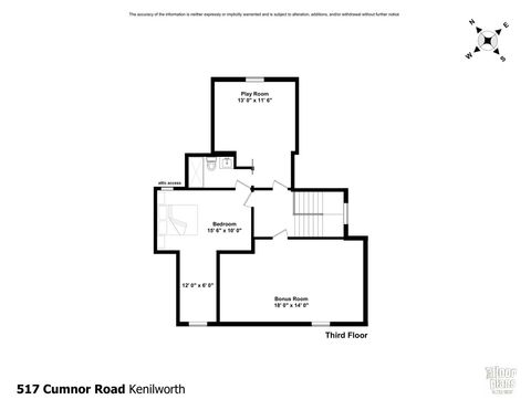 Tiny photo for 517 Cumnor Road, Kenilworth, IL 60043 (MLS # 12324504)