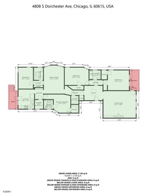 Tiny photo for 4808 S Dorchester Avenue #3N, Chicago, IL 60615 (MLS # 12487474)