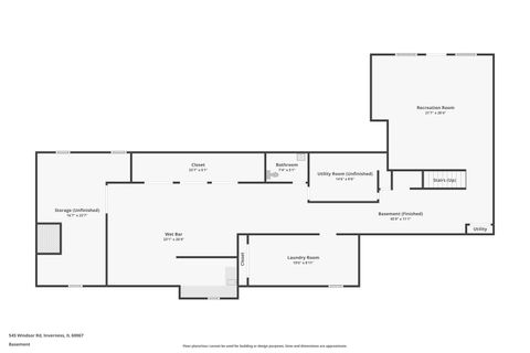 Tiny photo for 545 Windsor Road, Inverness, IL 60067 (MLS # 12578227)