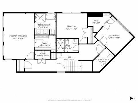 Tiny photo for 1334 W WALTON Street #1W, Chicago, IL 60642 (MLS # 12758311)