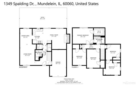 Tiny photo for 1349 Spalding Drive, Mundelein, IL 60060 (MLS # 12477787)