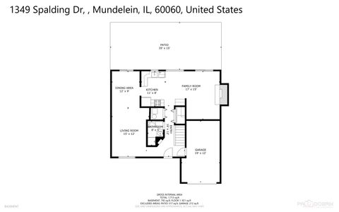 Tiny photo for 1349 Spalding Drive, Mundelein, IL 60060 (MLS # 12477787)