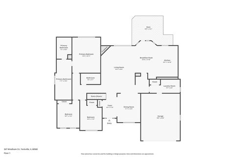 Tiny photo for 347 Windham Circle, Yorkville, IL 60560 (MLS # 12609647)