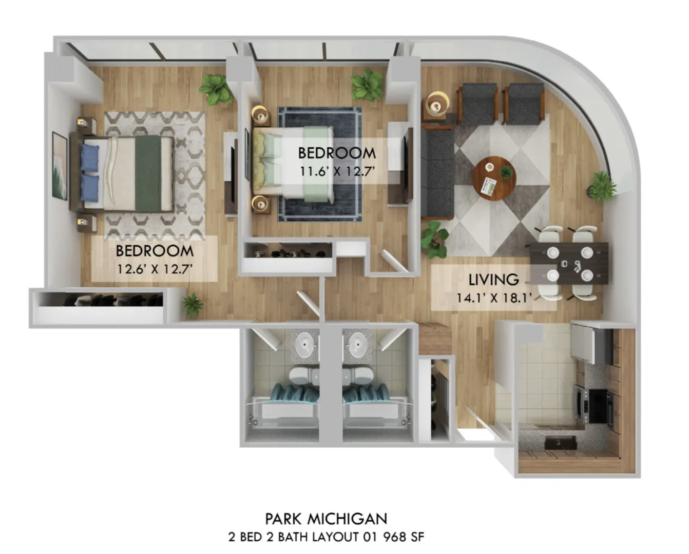 1212 S Michigan Avenue 1702