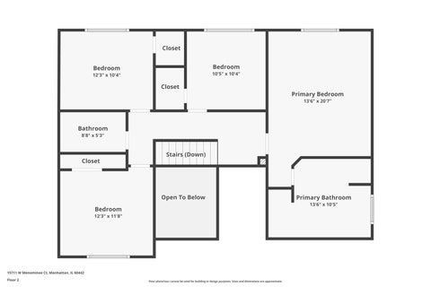 Tiny photo for 15711 Menominee Court, Manhattan, IL 60442 (MLS # 12746024)