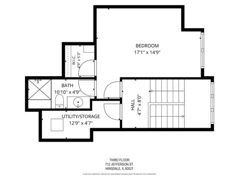 Tiny photo for 712 JEFFERSON Street, Hinsdale, IL 60521 (MLS # 12767807)