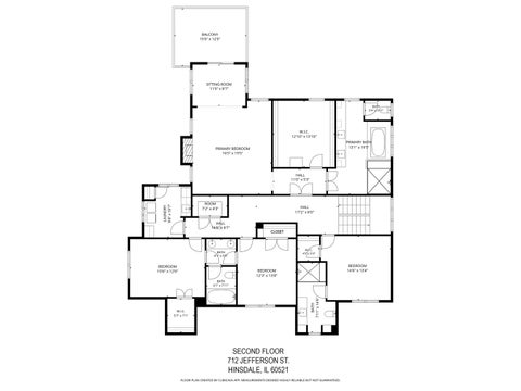 Tiny photo for 712 JEFFERSON Street, Hinsdale, IL 60521 (MLS # 12767807)