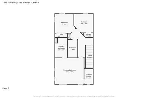 Tiny photo for 1546 Slade Way, Des Plaines, IL 60018 (MLS # 12706665)