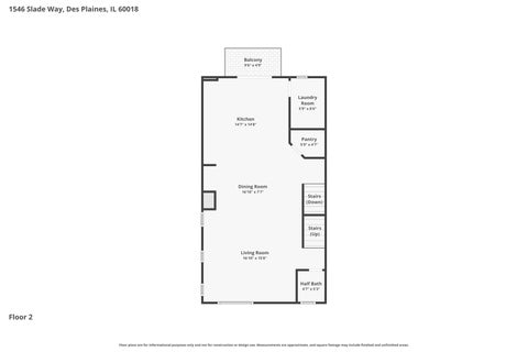 Tiny photo for 1546 Slade Way, Des Plaines, IL 60018 (MLS # 12706665)