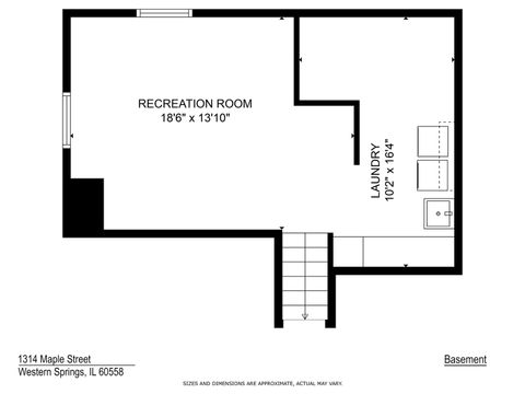 Tiny photo for 1314 Maple Street, Western Springs, IL 60558 (MLS # 12545972)