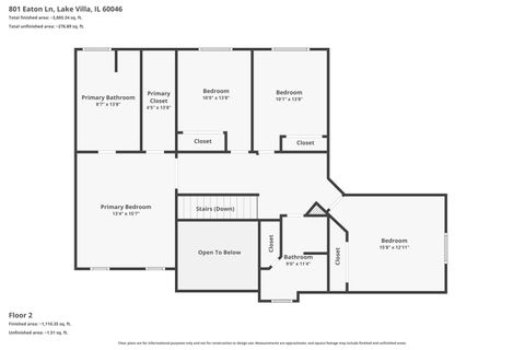 Tiny photo for 801 Eaton Lane, Lake Villa, IL 60046 (MLS # 12604172)