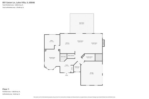 Tiny photo for 801 Eaton Lane, Lake Villa, IL 60046 (MLS # 12604172)