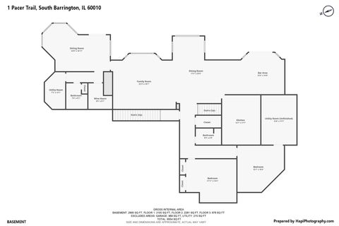 Tiny photo for 1 Pacer Trail, South Barrington, IL 60010 (MLS # 12440227)