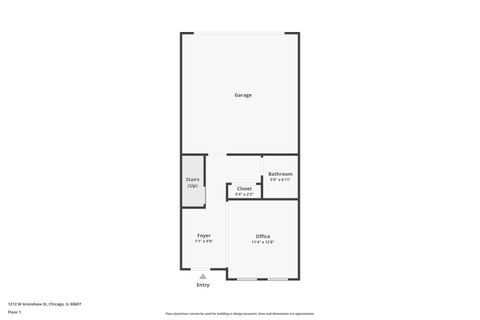 Tiny photo for 1212 W Grenshaw Street, Chicago, IL 60607 (MLS # 12578946)