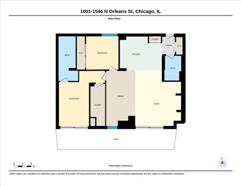 Tiny photo for 1546 N Orleans Street #1001, Chicago, IL 60610 (MLS # 12647362)