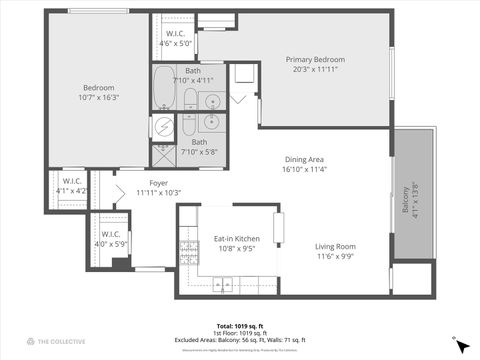 Tiny photo for 5411 W Lawrence Avenue #3C, Chicago, IL 60630 (MLS # 12553371)
