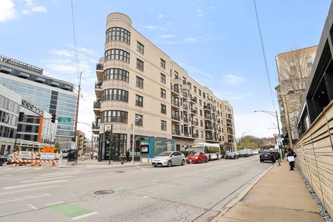 Tiny photo for 520 N Halsted Street #310, Chicago, IL 60642 (MLS # 12334040)