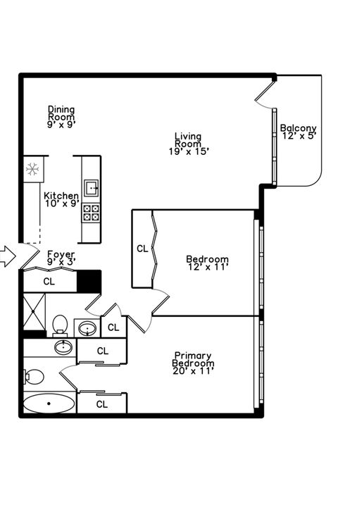 Tiny photo for 3930 N Pine Grove Avenue #903, Chicago, IL 60613 (MLS # 12631388)