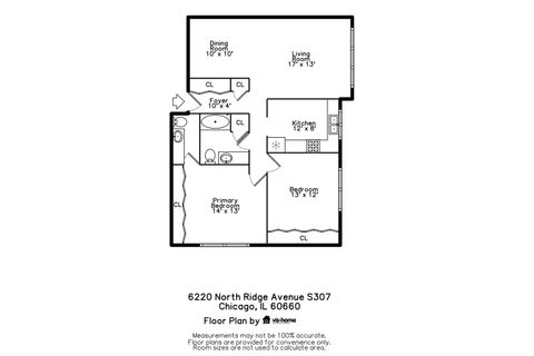 Tiny photo for 6220 N Ridge Avenue #S307, Chicago, IL 60660 (MLS # 12494863)