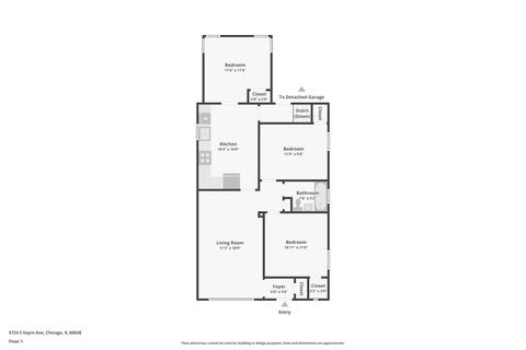 Tiny photo for 5724 S SAYRE Avenue, Chicago, IL 60638 (MLS # 12714168)