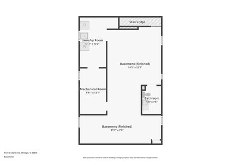 Tiny photo for 5724 S SAYRE Avenue, Chicago, IL 60638 (MLS # 12714168)
