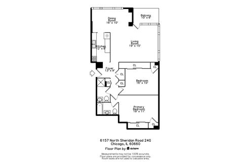 Tiny photo for 6157 N Sheridan Road #24G, Chicago, IL 60660 (MLS # 12623008)