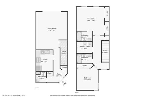 Tiny photo for 368 Glen Byrn Court, Schaumburg, IL 60194 (MLS # 12484634)