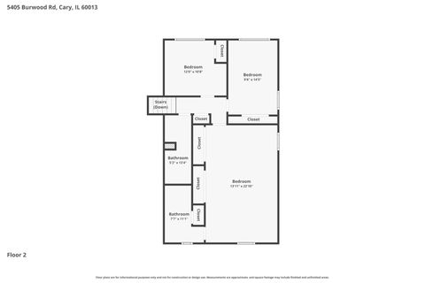 Tiny photo for 5405 Burwood Road, Oakwood Hills, IL 60013 (MLS # 12630045)