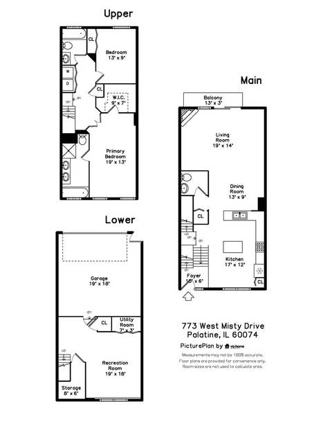 Tiny photo for 773 W Misty Drive, Palatine, IL 60074 (MLS # 12681680)