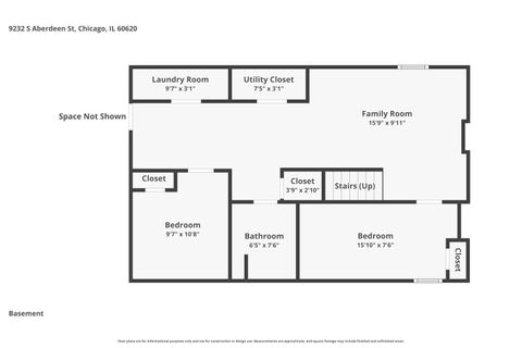 Tiny photo for 9232 S Aberdeen Street, Chicago, IL 60620 (MLS # 12595546)