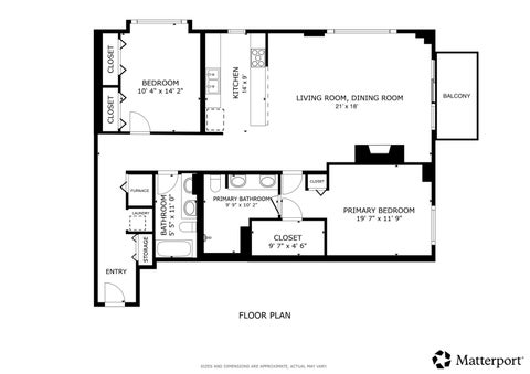 Tiny photo for 1201 W ADAMS Street #801, Chicago, IL 60607 (MLS # 12734338)