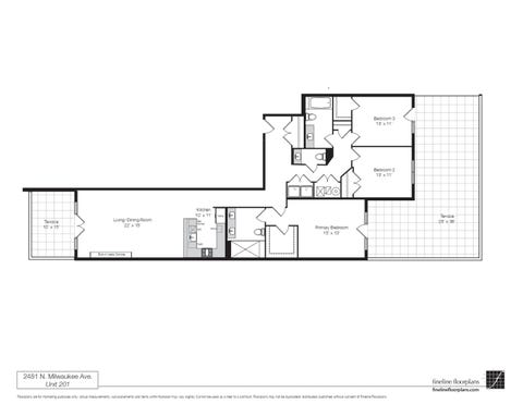 Tiny photo for 2481 N Milwaukee Avenue #201, Chicago, IL 60647 (MLS # 12654278)
