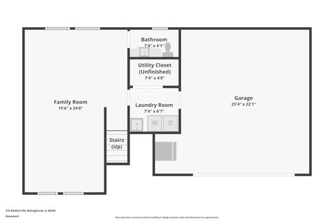 Tiny photo for 316 Bedford Road, Bolingbrook, IL 60440 (MLS # 12427642)