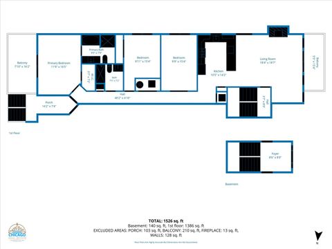 Tiny photo for 4711 N Malden Street #2S, Chicago, IL 60640 (MLS # 12664307)