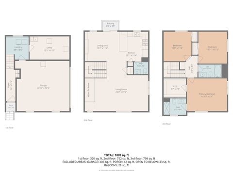 Tiny photo for 160 Monarch Drive #160, Streamwood, IL 60107 (MLS # 12762534)