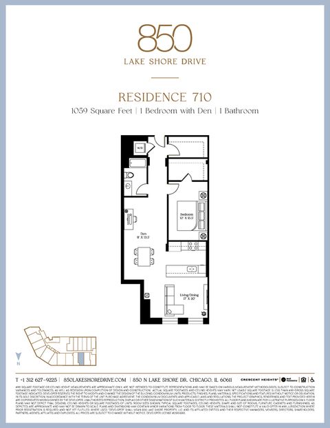 Tiny photo for 850 N Lake Shore Drive #710, Chicago, IL 60611 (MLS # 12530320)