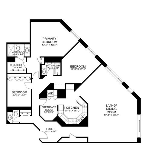 Tiny photo for 950 N MICHIGAN Avenue #2305, Chicago, IL 60611 (MLS # 12723645)