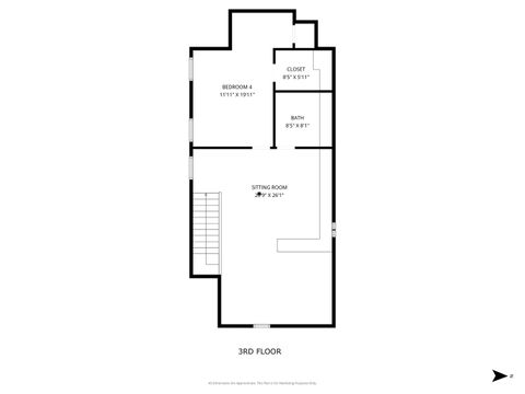 Tiny photo for 841 N Lombard Avenue, Oak Park, IL 60302 (MLS # 12635882)